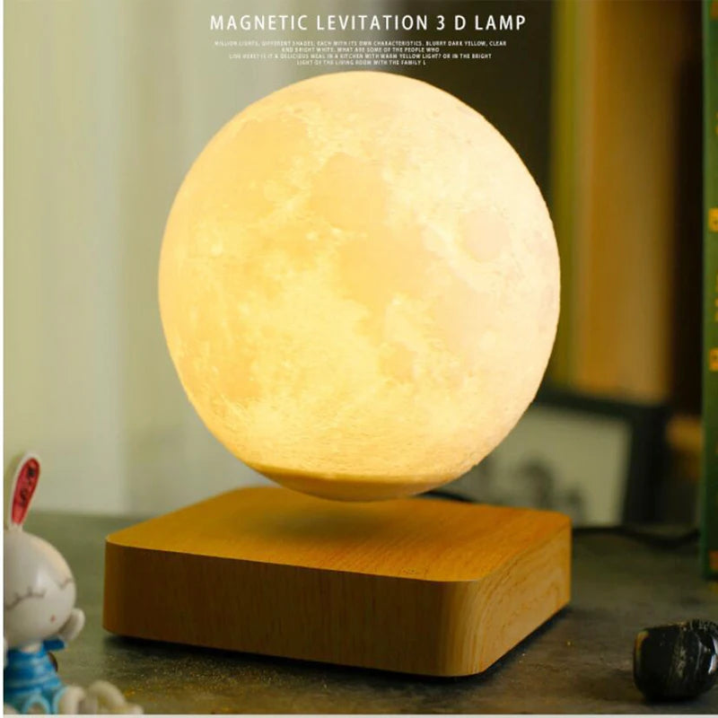 Magnetic Levitating Moon Lamps